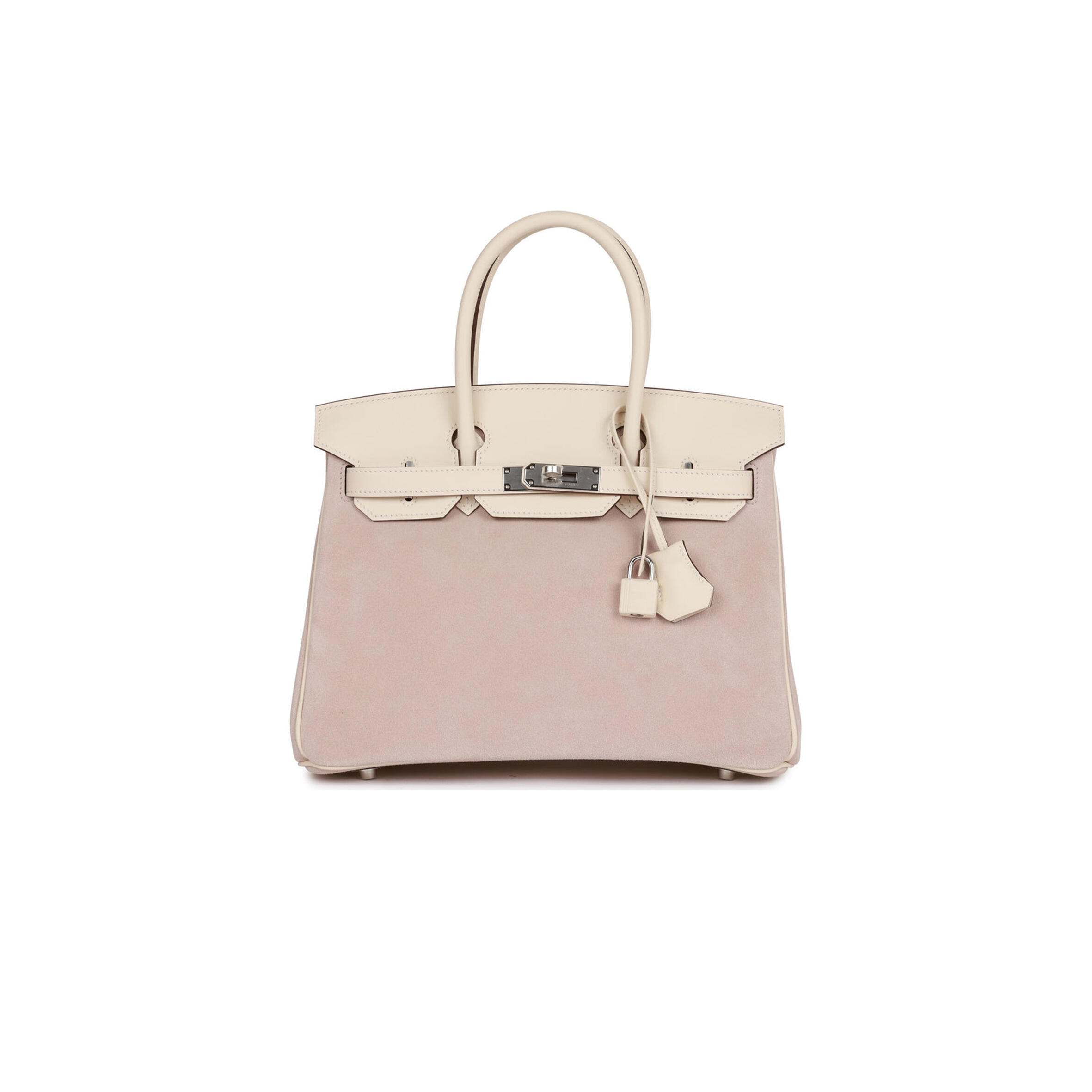 H**me5 birkin 30 swift and suede palladium hardware (30*22*16cm)